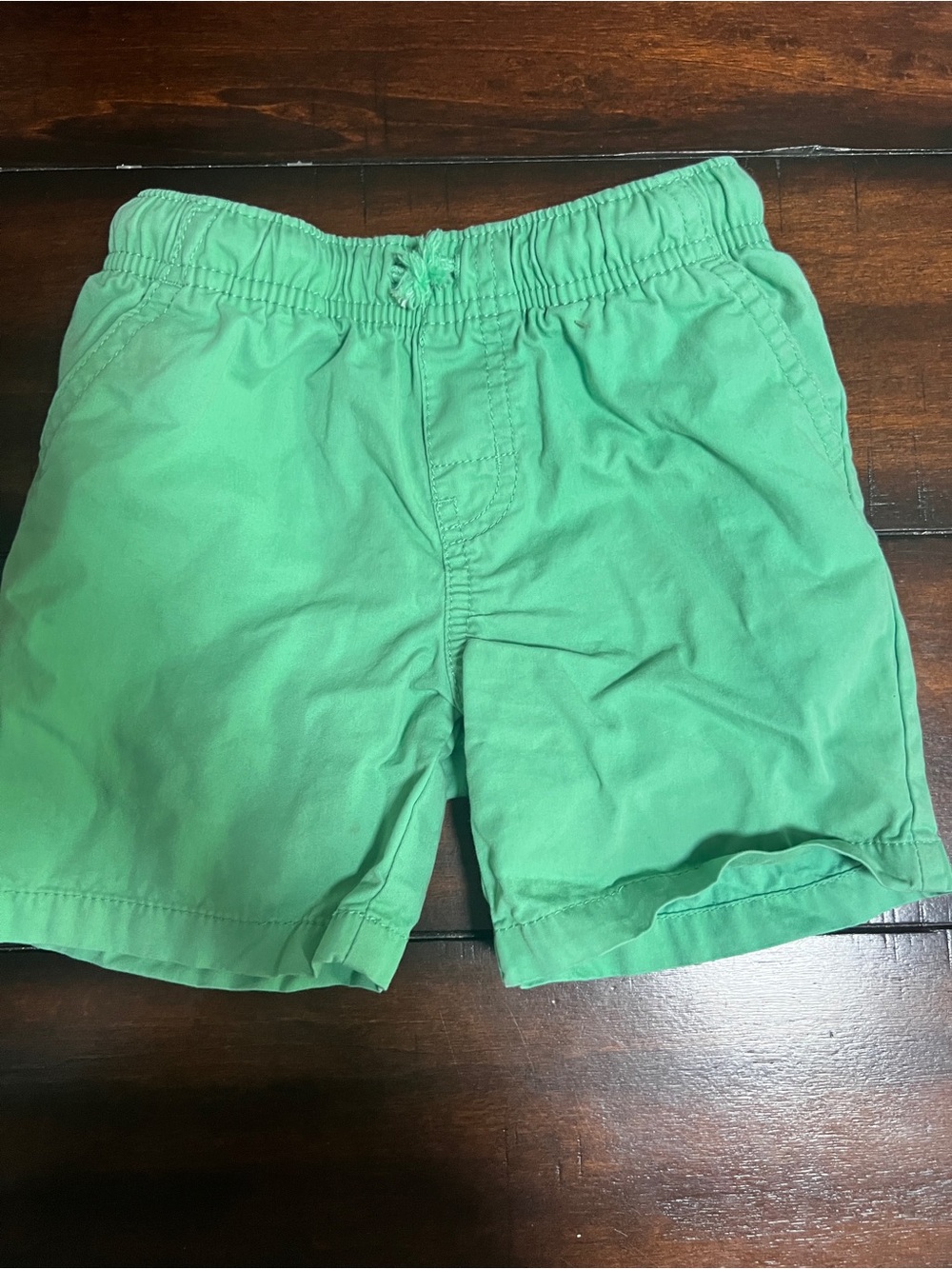 Cat & Jack Green Boys' Elastic Waist Shorts